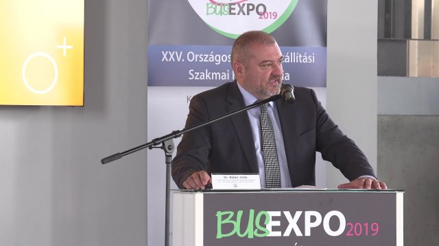 Busexpo 2019 Dr. Bálint Attila, a KTI Személyszállítási Közszolgáltatási Igazgatóság igazgatója